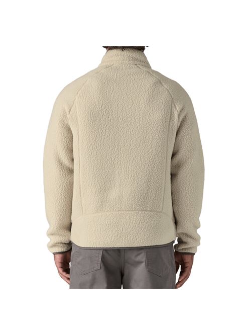Calda giacca casual con zip integrale, realizzata in extra-soffice pile di 100% poliestere riciclato. Colore beige PATAGONIA | 22801PLCN