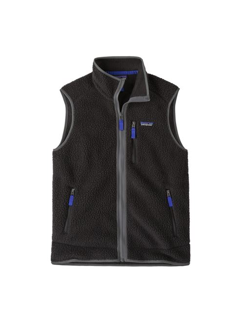 Gilet in pile spazzolato di 100% poliestere riciclato, colore grey PATAGONIA | 22821BFO