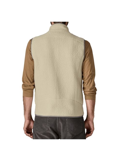 Gilet in pile spazzolato di 100% poliestere riciclato, colore beige PATAGONIA | 22821PNSM