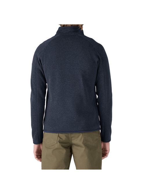 Giacca da uomo con zip integrale in 100% poliestere riciclato, colore blu PATAGONIA | 25528NENA