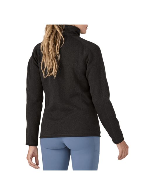 Giacca da donna con zip integrale in 100% poliestere riciclato, colore black PATAGONIA | 25543BLK