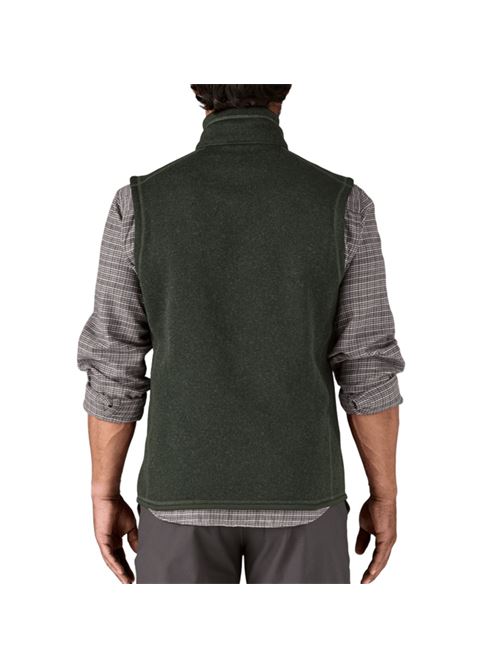 Caldo gilet con zip integrale in 100% poliestere riciclat, colore verde scuro PATAGONIA | 25882OLGG