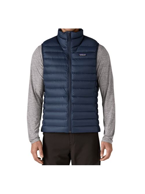 Gilet da uomo trapuntato, imbottito in piuma, colore navy PATAGONIA | 84623NENA