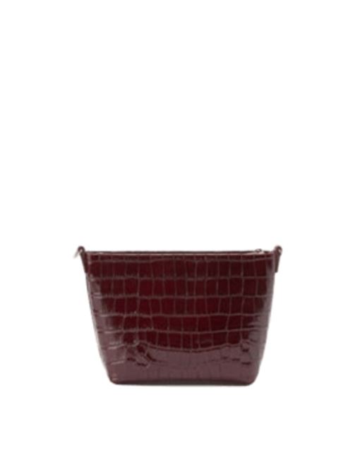 Borsa da donna in pelle stampa COCCO, tracolla removibile, colore bordeaux MC2 SAINT BARTH | ALI003400510I45