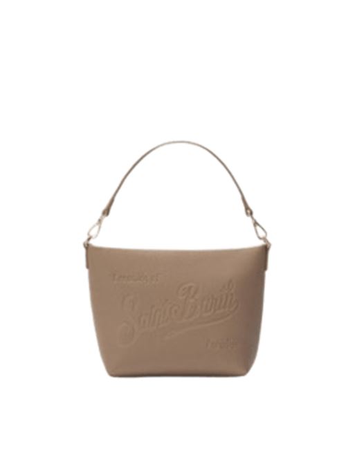 Borsa da donna in pelle martellata, tracolla removibile, colore nocciola MC2 SAINT BARTH | ALI003400531I12
