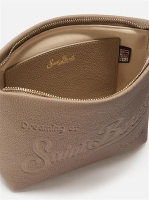 Borsa da donna in pelle martellata, tracolla removibile, colore nocciola MC2 SAINT BARTH | ALI003400531I12