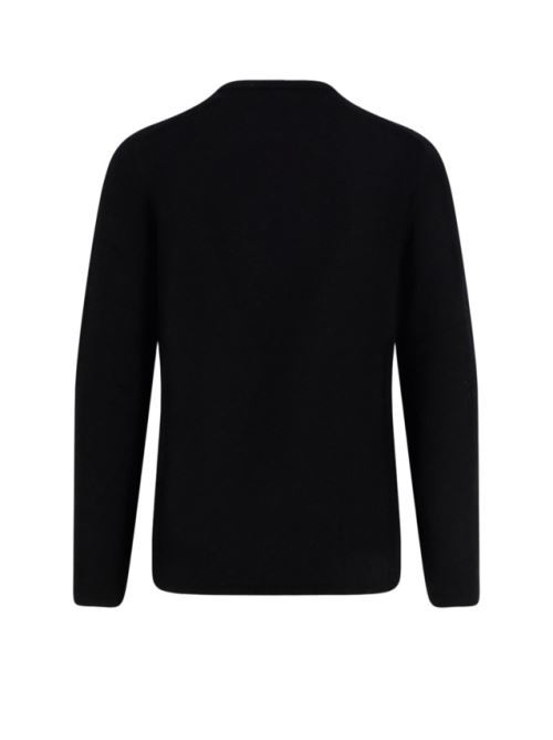 Maglione da uomo in misto lana e cashmere, girocollo, ricamo GRAND SLAM, colore blu scuro MC2 SAINT BARTH | HER002403491I61
