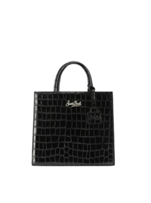 Borsa da donna in pelle stampa COCCO a mano/ tracolla, colore nero. MC2 SAINT BARTH | SHBM000100645I00