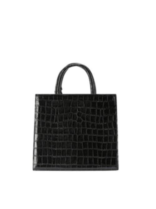 Borsa da donna in pelle stampa COCCO a mano/ tracolla, colore nero. MC2 SAINT BARTH | SHBM000100645I00