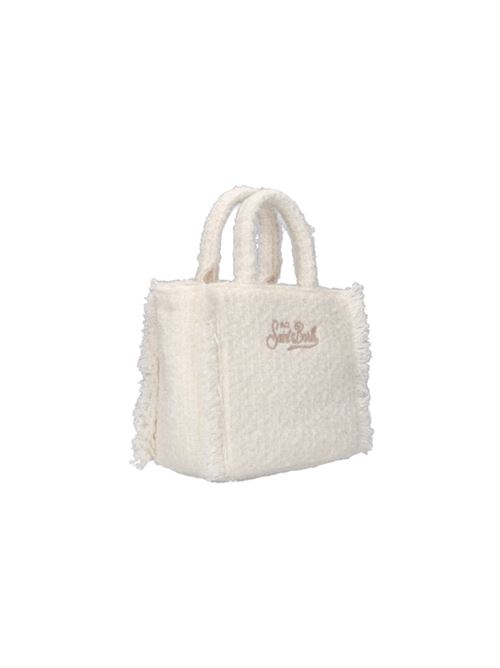 Borsa da donna a mano/tracolla in tweed, colore bianco. MC2 SAINT BARTH | VAMI02601320I10EMB