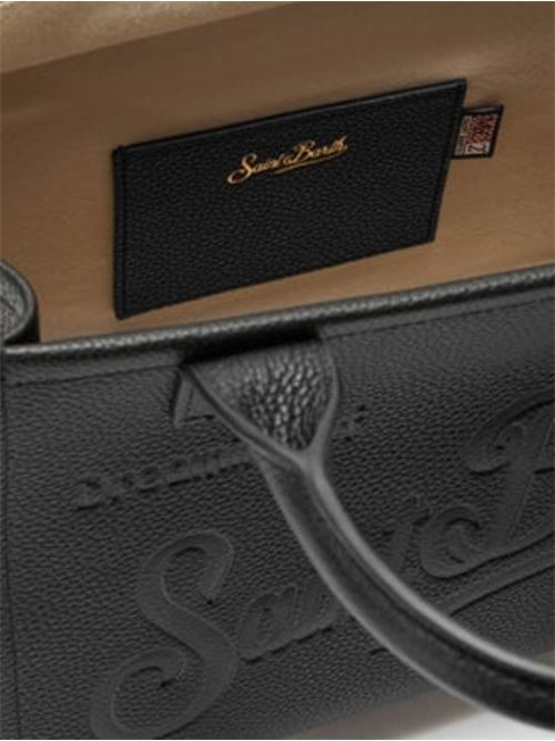 Borsa da donna in pelle martellata a spalla/tracolla, colore nero MC2 SAINT BARTH | VANMD00100748I00