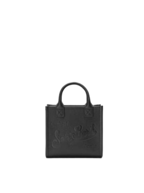 Borsa da donna in pelle martellata, a mano/tracolla, colore nero. MC2 SAINT BARTH | VANMI00100748I00