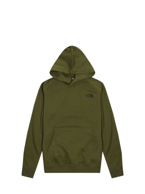 Felpa da uomo in misto cotone, cappuccio, colore woodland green. THE NORTH FACE | FELPE | NF0A89F9DIW1