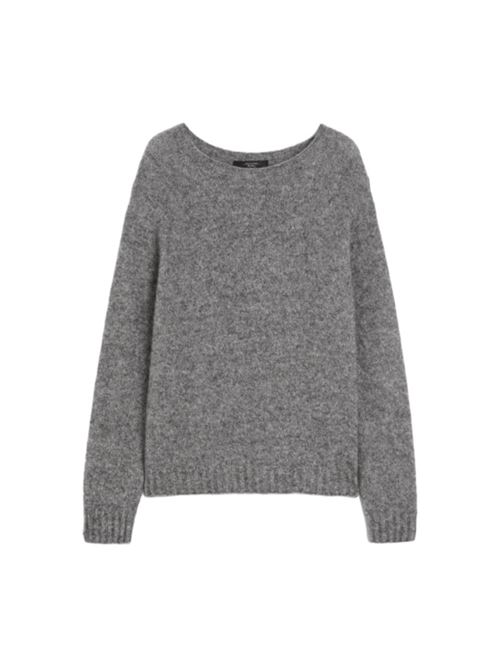 Maglia basic da donna in misto lana dalla vestibilità morbida, colore grigio WEEKEND MAX MARA | 5366155106007
