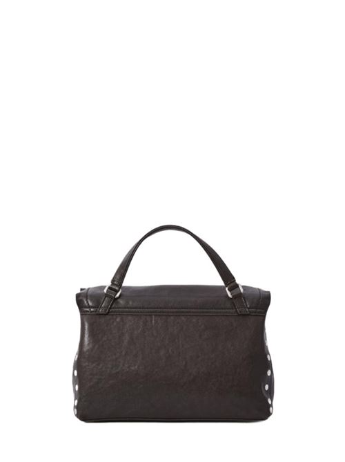 Borsa da donna a mano/spalla/tracolla in pelle di agnello colore brown carbone ZANELLATO | 06800000S21000Z1153