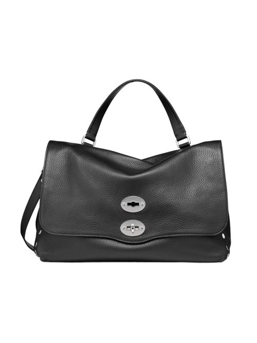 Borsa da donna a mano/spalla/tracolla in pelle martellata colore nero ZANELLATO | 06801000M40000Z0001