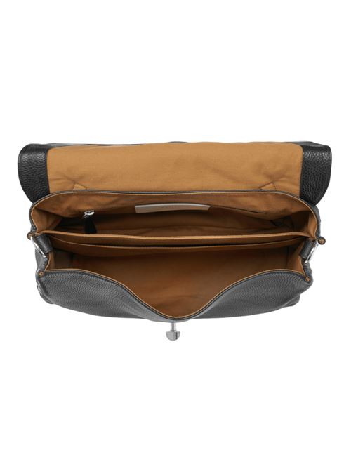 Borsa da donna a mano/spalla/tracolla in pelle martellata colore nero ZANELLATO | 06801000M40000Z0001
