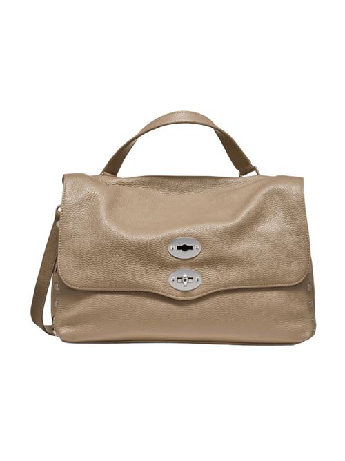 Borsa da donna a mano/spalla/tracolla in pelle martellata colore creta ZANELLATO | 06801000M40000Z0160