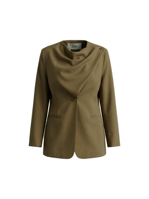 COWL-NECK ELEH | BLAZER | EFW260081VERDE KAKY