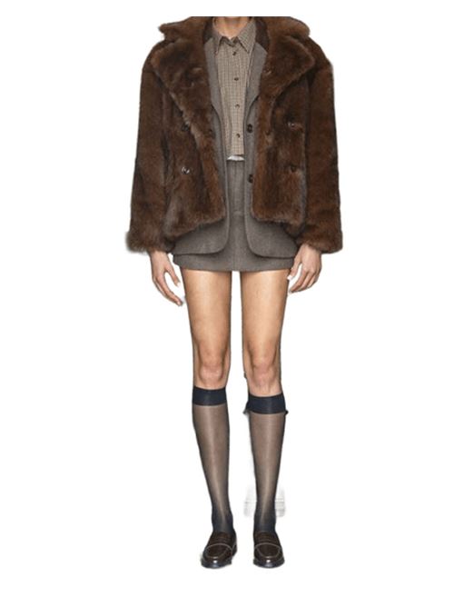 FAUX FUR ELEH | EFW260125MARRONE