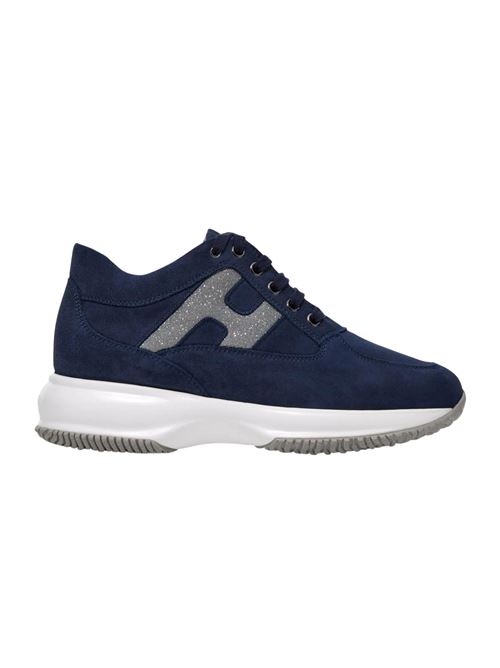 Sneakers da Donna Hogan con Logo Glitterato HOGAN | SNEAKERS | HXW00N0S361QXW0UA2