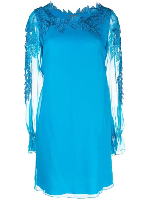 Abito Donna blu con scollo tondo ALBERTA FERRETTI | ABITI | A045601140327