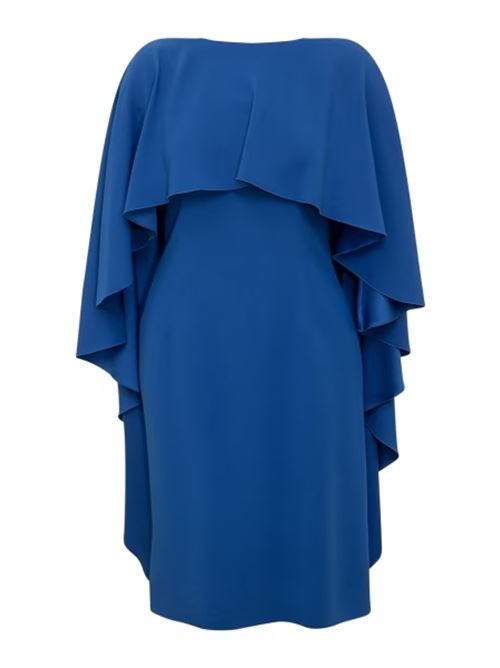 Abito corto da Donna  a mantella Alberta Ferretti Blu elettrico ALBERTA FERRETTI | ABITI | A045716180299