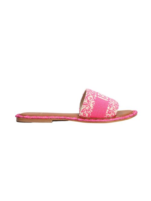 Sandalo Donna rosa con perline DE SIENA | SCARPE | 3823DS451IBIZA