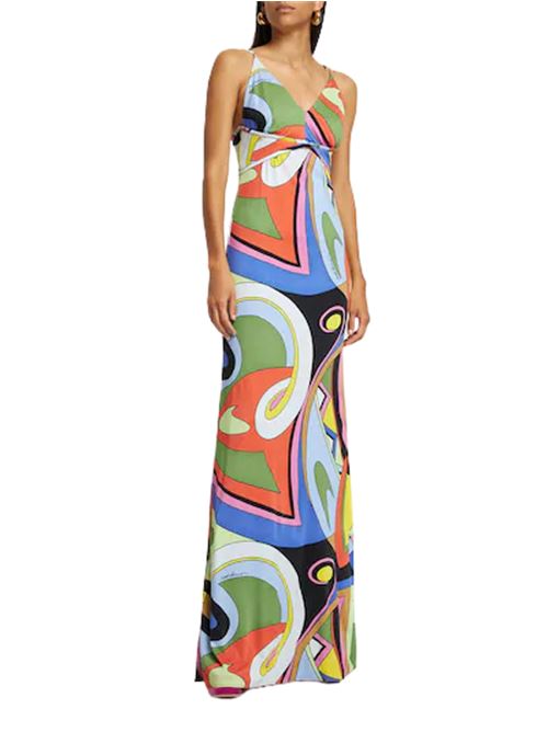 Abito da Donna Moschino con stampa multicolor MOSCHINO COUTURE | 04430556A1888
