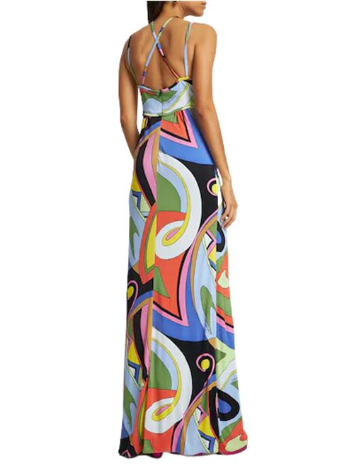 Abito da Donna Moschino con stampa multicolor MOSCHINO COUTURE | 04430556A1888
