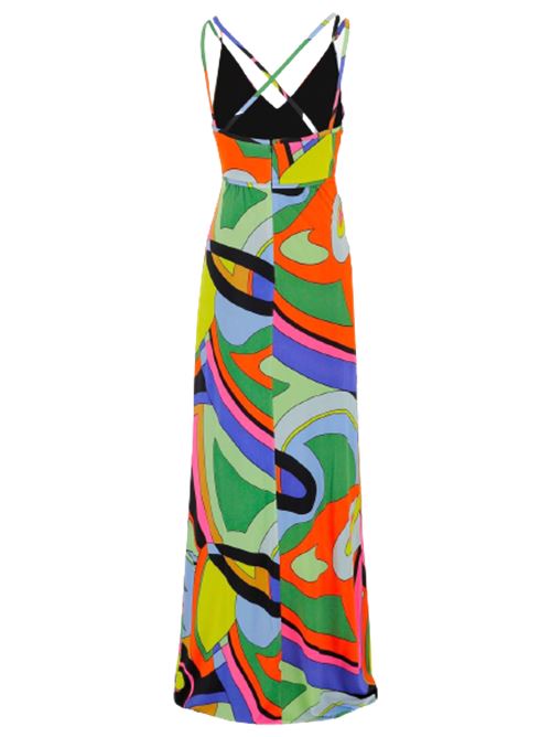 Abito da Donna Moschino con stampa multicolor MOSCHINO COUTURE | 04430556A1888