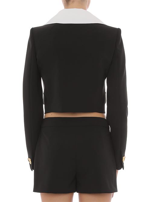 Giacca da donna nera e bianca MOSCHINO COUTURE | 052404244555