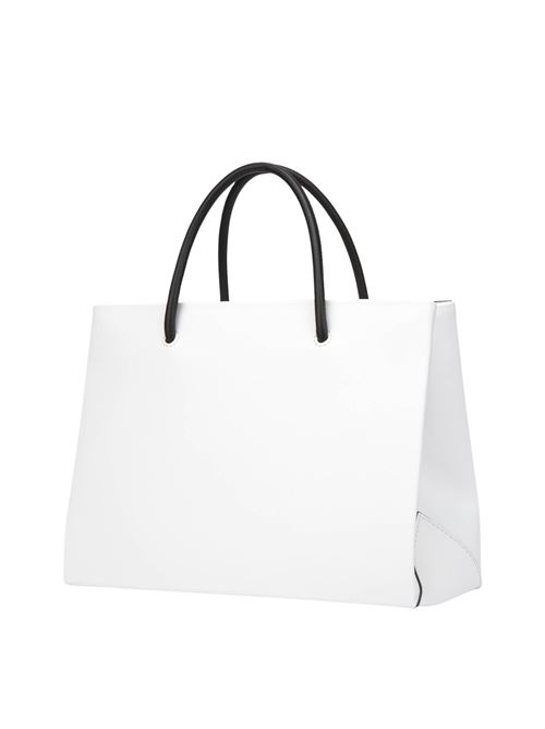 Borsa Shopper Moschino con logo a contrasto MOSCHINO COUTURE | 74158001A1001