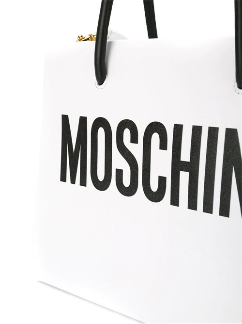 Borsa Shopper Moschino con logo a contrasto MOSCHINO COUTURE | 74158001A1001