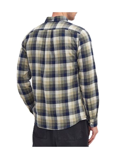 Camicia Uomo verde multicolor in cotone BARBOUR | MSH5450OL51