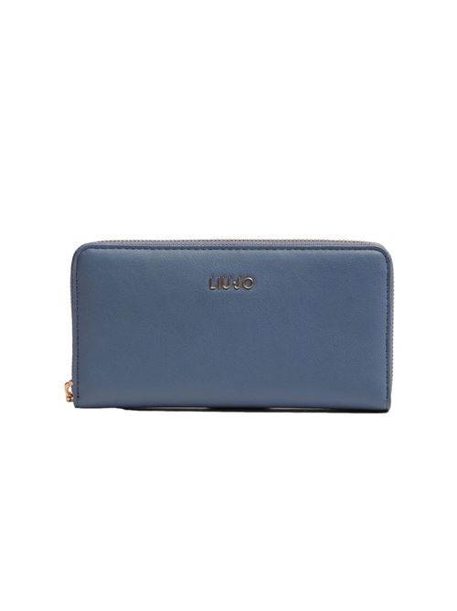 Portafoglio Donna blu con scomparto per banconote LIU JO | PORTAFOGLI | AA4161-E002264018