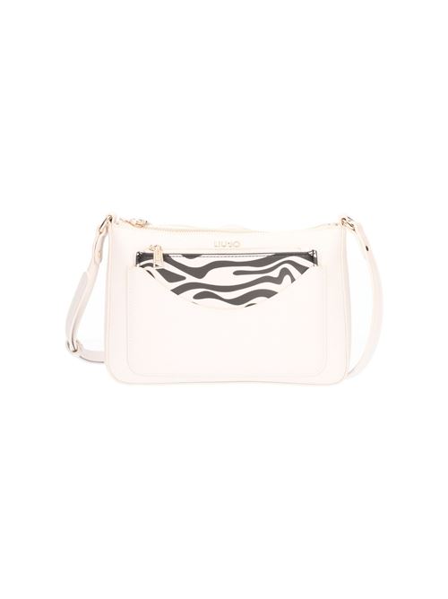Borsa a Tracolla Donna beige con pochette zebrata LIU JO | BORSE A TRACOLLA | AA4244-E008733801