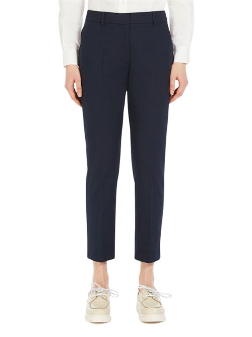Pantalone Donna blu con silhouette a sigaretta WEEKEND MAX MARA | 15131031367029