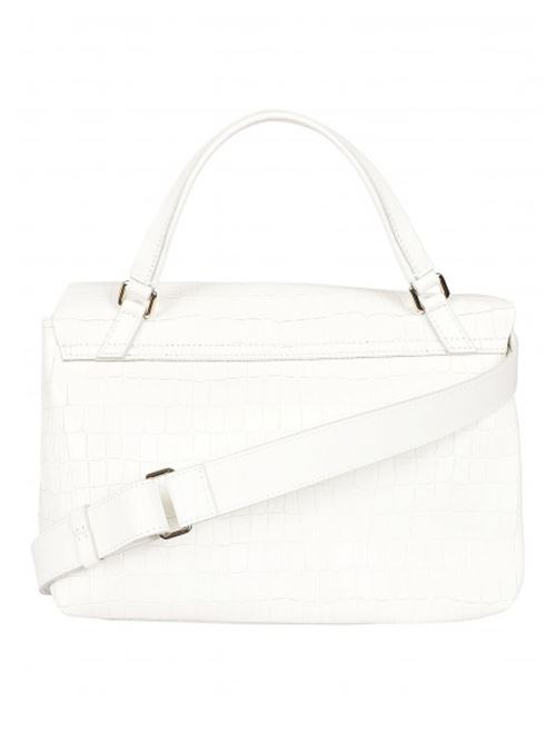 Borsa a spalla donna bianca in pelle ZANELLATO | 68090M7400Z1160