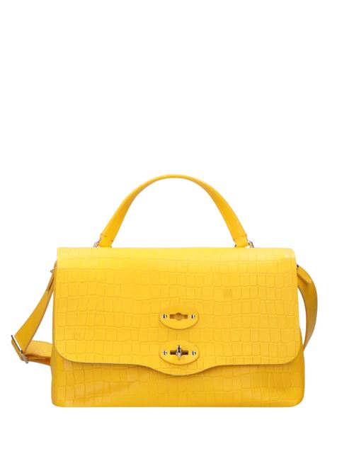 Borsa a mano Donna con stampa cocco gialla in pelle ZANELLATO | 68090S7400Z1030