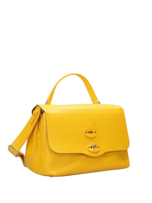 Borsa a mano Donna con stampa cocco gialla in pelle ZANELLATO | 68090S7400Z1030