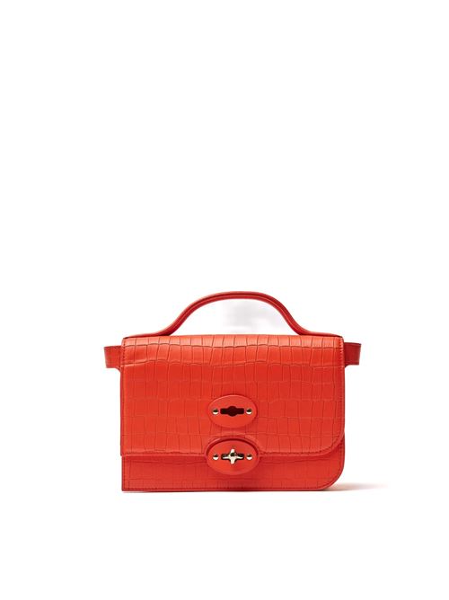 Borsa a tracolla donna in pelle rossa ZANELLATO | 68400U7400Z0960