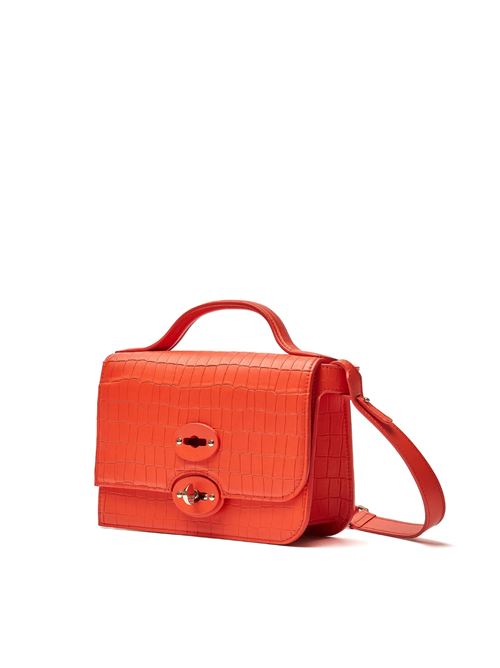 Borsa a tracolla donna in pelle rossa ZANELLATO | 68400U7400Z0960