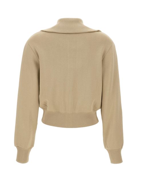 giubbotto donna con zip viscosa sand AUTRY | JAPWB7KT