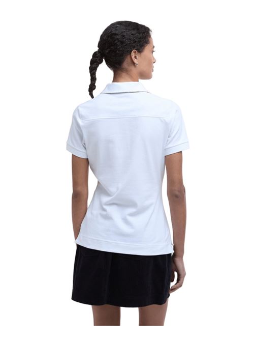 polo donna bianco cotone BARBOUR | LML0634LMLWH33