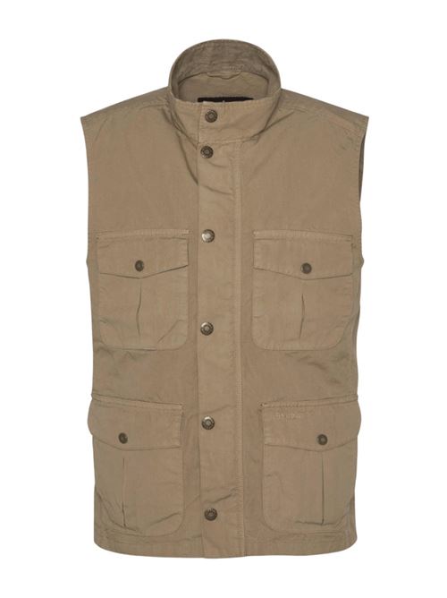 gilet uomo beige cotone BARBOUR | MGI0284MGIBE31