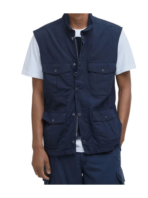 gilet uomo navy cotone BARBOUR | MGI0284MGINY51