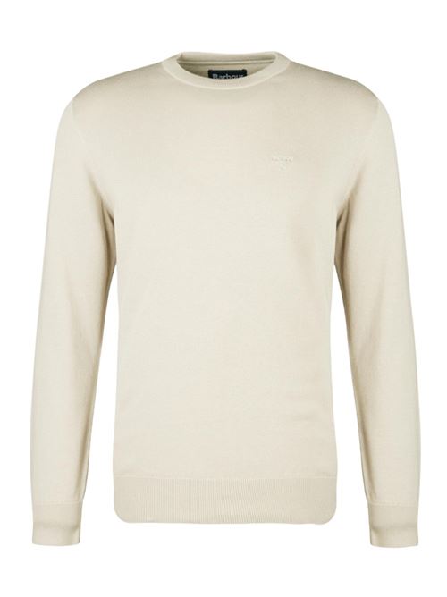 maglia uomo beige chiaro cotone BARBOUR | MKN0932MKNBE12