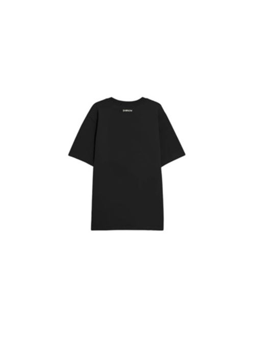 t-shirt uomo stampa cotone nera BARROW | S5BWUATH058110