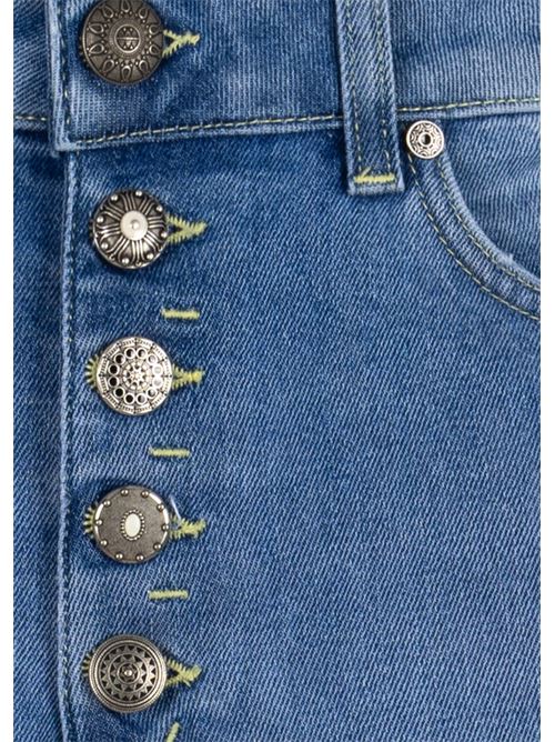 jeans donna bottoni  gioiello denim cotone DONDUP | DP268BDSE340IM4800